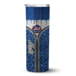 custom new york mets sparkle drip blue skinny tumbler best selling.webp
