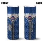 custom new york mets sparkle drip blue skinny tumbler best selling.webp