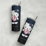 custom new york yankees hello kitty navy black skinny tumbler best selling.webp