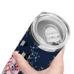 custom new york yankees star pop navy black skinny tumbler best selling.webp