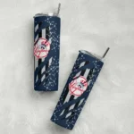 custom new york yankees star pop navy black skinny tumbler best selling.webp