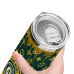 custom oakland athletics camo streak green skinny tumbler best selling.webp