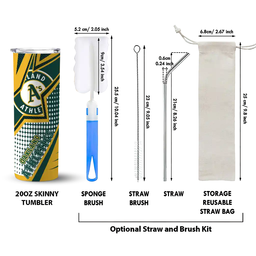 custom oakland athletics web stripes green white skinny tumbler new arrival.webp custom oakland athletics web stripes green white skinny tumbler new arrival.webp