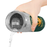 custom oakland athletics winnie the pooh green gray skinny tumbler best selling.webp