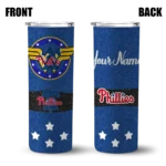 custom philadelphia phillies star cluster blue skinny tumbler best selling.webp