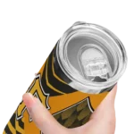 custom pittsburgh pirates camo texture black skinny tumbler best selling.webp