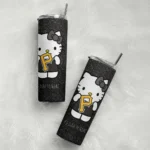 custom pittsburgh pirates hello kitty black skinny tumbler best selling.webp