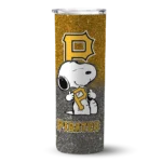 custom pittsburgh pirates snoopy attitude black skinny tumbler best selling.webp