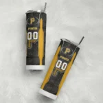 custom pittsburgh pirates stacked diamond black skinny tumbler best selling.webp