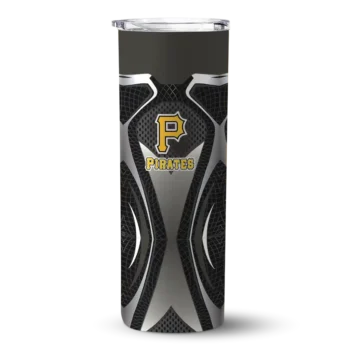 custom pittsburgh pirates superman emblem black skinny tumbler best selling.webp