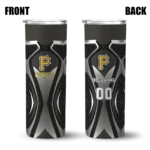custom pittsburgh pirates superman emblem black skinny tumbler best selling.webp