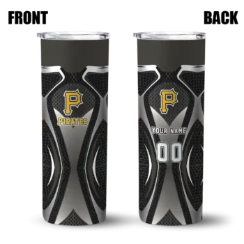 custom pittsburgh pirates superman emblem black skinny tumbler fashion forward.webp