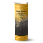 custom pittsburgh pirates swirl texture black skinny tumbler best selling.webp