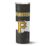 custom pittsburgh pirates torn band black white skinny tumbler best selling.webp