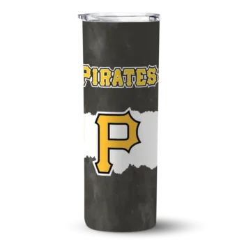 custom pittsburgh pirates torn band black white skinny tumbler best selling.webp