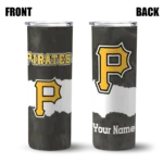 custom pittsburgh pirates torn band black white skinny tumbler best selling.webp