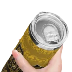 custom san diego padres spiral burst print brown skinny tumbler best selling.webp