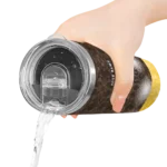 custom san diego padres starburst tiles brown skinny tumbler best selling.webp