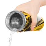 custom san diego padres web stripes brown white skinny tumbler best selling.webp