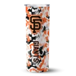 custom san francisco giants claw marks orange white skinny tumbler best selling.webp