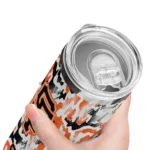 custom san francisco giants claw marks orange white skinny tumbler best selling.webp