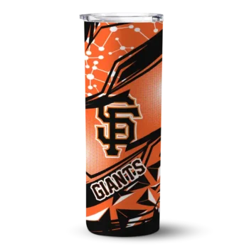custom san francisco giants helmet clash orange skinny tumbler best selling.webp