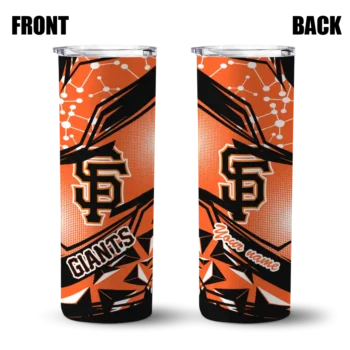 custom san francisco giants helmet clash orange skinny tumbler fashion forward.webp