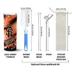 custom san francisco giants helmet clash orange skinny tumbler best selling.webp