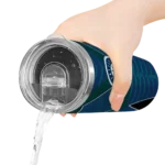 custom seattle mariners camo texture navy blue skinny tumbler best selling.webp