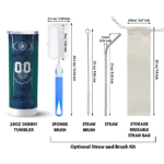 custom seattle mariners stacked diamond navy blue skinny tumbler best selling.webp