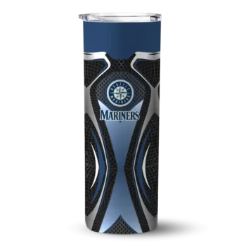 custom seattle mariners superman emblem navy blue black skinny tumbler best selling.webp
