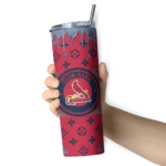 custom st louis cardinals camo streak red skinny tumbler best selling.webp