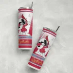 custom st louis cardinals snoopy dog red white skinny tumbler best selling.webp