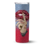 custom st louis cardinals sparkle lips red skinny tumbler best selling.webp