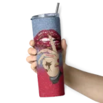 custom st louis cardinals sparkle lips red skinny tumbler best selling.webp