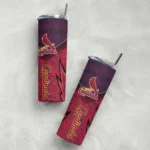 custom st louis cardinals spiral burst print red skinny tumbler best selling.webp