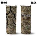 custom tampa bay rays antler flow camo skinny tumbler best selling.webp