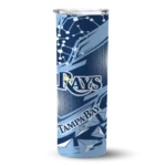 custom tampa bay rays helmet clash navy skinny tumbler best selling.webp