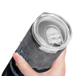 custom tampa bay rays hexagon honeycomb navy black skinny tumbler best selling.webp