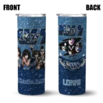 custom tampa bay rays kiss band light blue skinny tumbler best selling 2.webp