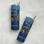 custom tampa bay rays kiss band light blue skinny tumbler best selling 2.webp