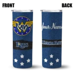 custom tampa bay rays star cluster navy skinny tumbler best selling.webp