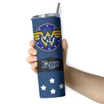 custom tampa bay rays star cluster navy skinny tumbler best selling.webp