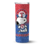 custom texas rangers snoopy attitude blue skinny tumbler best selling.webp