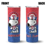 custom texas rangers snoopy attitude blue skinny tumbler best selling.webp