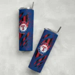 custom texas rangers star pop blue black skinny tumbler best selling.webp