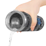 custom toronto blue jays chevron v blue gray skinny tumbler best selling.webp