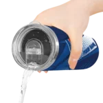 custom toronto blue jays web stripes blue white skinny tumbler best selling.webp