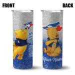 custom toronto blue jays winnie the pooh blue gray skinny tumbler best selling.webp