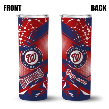 custom washington nationals helmet clash red skinny tumbler fashion forward.webp